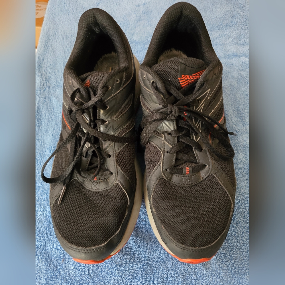 Saucony Cohesion TR14 Men's Size 11 Wide Running Walking Shoes Black S20634-1